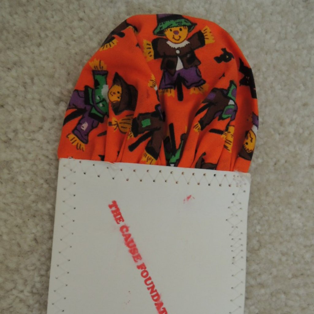 Halloween Pocket Stuffer Preformed Pocket Handkerchief Halloween Hanky New